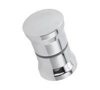 LXLAEOANG Plastic Shower Door Handle Bathroom Accessories Chrome Plastic Spare Parts Glass Doors Replacement Handle Shower Door Knob for Glass Doors