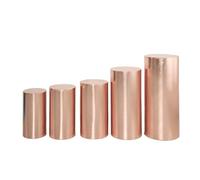 LXLAEOANG Plinth Stand Cover Cylindrical Dessert Bucket Set Table Party Decoration Props Three Piece Cylinder Pedestal Covers(Color 10,Big size 3pcs)