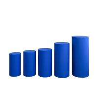 LXLAEOANG Plinth Stand Cover Cylindrical Dessert Bucket Set Table Party Decoration Props Three Piece Cylinder Pedestal Covers(Color 16,Big size 3pcs)