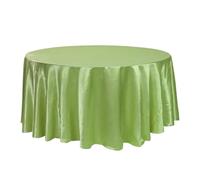 LXLAEOANG Round Satin Tablecloths Multicolor Silk Table Cover Wedding Party Conference Soft Table Decoration for Office Business, Dinner(Color 4,78inch-200cm)