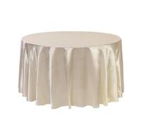 LXLAEOANG Round Satin Tablecloths Multicolor Silk Table Cover Wedding Party Conference Soft Table Decoration for Office Business, Dinner(Color 2,57inch-145cm)