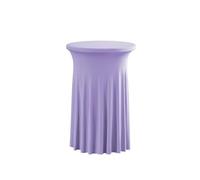 LXLAEOANG Round Tablecloth Commercial Conference Table Cover Hotel Wedding Party Skirt Elastic Table Cloth for Office Business, Dinner(Color 19,60x110cm)