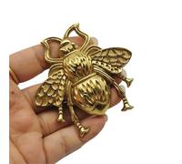 LXLAEOANG Solid Brass Furniture Handle Door Knobs Animal Monkey Fish Shape Single Hole Handles for Cabinet Kitchen Cupboard Drawer Pulls(Color 5)