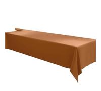 LXLAEOANG Solid Color Thick Conference Tablecloth Rectangular Office Exhibition Red Hotel Round for Office Business, Dinner(Color 10,80 x 80cm)