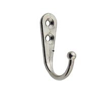 LXLAEOANG Wall Hooks 20/15/10/5PCS Double Hole Coat Hook 44 * 30mm Zinc Alloy Vintage Bronze Wall Robe Hat Holder Key Hanger with Screws(01,20PCS)