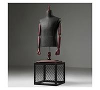 LXLIGHTS Mannequin Mannequin Body Torso Male, Clothing Display Bust Dummy Manikins Dress Form with Wooden Base for Sewing Dressmakers Dress Jewelry Display, 3 Colors