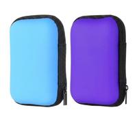 LXLX Playing Cards Case,uno Cards,Waterproof Cards,Pack of 2 (Blue and Purple)