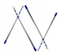 LXLZYXSF 6 5 4 3 2 Pcs 1 Pc Telescopic Boat Hook Pole, Aluminum Dock Poles for Mooring Pulling Rescuing Boating, 6.6ft 9.8ft 13.1ft 16.4ft 19.7ft(4 Pack,16′ 5inch (500cm))