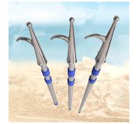 LXLZYXSF 6.6ft 9.8ft 13.1ft 16.4ft 19.7ft Boat Hook with Telescopic Pole, Reaching Tool Pickup Grabber Extra Long, Docking Sticks for Rescuing Pulling Pushing(L 13′ 1" (4m))