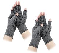 LXMY 2 Pairs Arthritis Gloves,Compression Gloves,Providing Warmth and Compression to Promote Healing,Fingerless Design,Relieve Pain from Rheumatoid Arthritis and Carpal Tunnel(S)