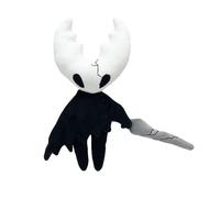 LXMYSHAO Hollow Knights Characters Plush Doll | 25 CM / 9.84 Inch Silksongs Figure Plush Toys | Hollow Knights Cosplay Cushion Accessories (Black)