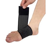 Lxnderment Arch Compression Bandage for Plantar Fasciitis, Arch Support Sleeve, Arch Support Bands for Women and Men, Feet Pain Relief, Fallen Arche, Flat Feet, High Arche, Flat Arch (Black)