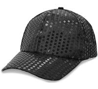 LXOrdora Sequined Baseball Cap for Kids Parent Child Party Hat Black