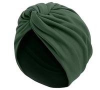 LXOrdora Turbans for Women Beanie Headwrap Cover Wrap Hat Stretch Cancer Chemo Cap Green