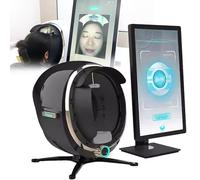 LXPINGMM 3D Digital Skin Analyzer Detector,AI Smart Facial Skin Analysis Machine 13.3/21.5 Inch,38 Million Pixels,8 Spectral Facial Moisture Analyzer for Beauty Salon Healthy Skin Care Black-21.5in
