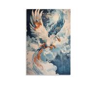 LXPPLSYY Animal Mural- Thunder Griffin in Storm Clouds Wall Art Mural Modern Decoration Hanging Art Poster 12x18inch(30x45cm)