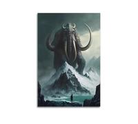 LXPPLSYY Animal Posters. Elephants on Icebergs Wall Art Mural Modern Decoration Hanging Art Poster 16x24inch(40x60cm)