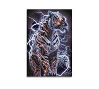 LXPPLSYY Animal Posters. Fierce Tiger Wall Art Mural Modern Decoration Hanging Art Poster 16x24inch(40x60cm)