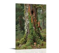 LXPPLSYY Spruce Forest Scenic Summer Moss Wall Art Mural Modern Decoration Hanging Art Poster 08x12inch(20x30cm)