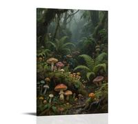 LXPPLSYY Temperate Rainforest Scenic Fern Cover Wall Art Mural Modern Decoration Hanging Art Poster 12x18inch(30x45cm)