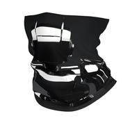 LXqlSS Black robot print Neck Gaiter Face Mask,Sun Cooling Scarf,Balaclava Bandana Cover for Men Women