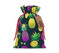 LXqlSS Colorful Fruit Pineapple Exquisite Christmas Gift Bag â€“Reusable Cloth Gift Wrap Bags Memorable Gifting Experiences