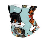 LXqlSS Cute Puppy Dog print Neck Gaiter Face Mask,Sun Cooling Scarf,Balaclava Bandana Cover for Men Women