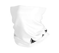 LXqlSS Eyelash Lip White print Neck Gaiter Face Mask,Sun Cooling Scarf,Balaclava Bandana Cover for Men Women