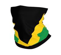 LXqlSS Flag of Jamaica print Neck Gaiter Face Mask,Sun Cooling Scarf,Balaclava Bandana Cover for Men Women