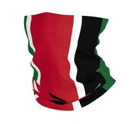 LXqlSS Flag of Kenya print Neck Gaiter Face Mask,Sun Cooling Scarf,Balaclava Bandana Cover for Men Women