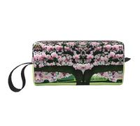 LXqlSS Floral Ivy Blossoms Tree Cosmetic Bags for Women Portable Makeup Bag Travel Storage Bag Daily Receive BagLarge Capacity Toiletry Bag, White, One Size