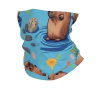 LXqlSS Guinea Pig Illustration print Neck Gaiter Face Mask,Sun Cooling Scarf,Balaclava Bandana Cover for Men Women