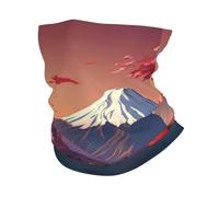 LXqlSS Japan Mount Fuji Landscape print Neck Gaiter Face Mask,Sun Cooling Scarf,Balaclava Bandana Cover for Men Women