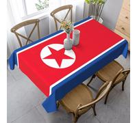 LXqlSS Korean Flag Print Table Cloth,for Parties, Decorative Tablecloths for Rectangle Tables Kitchen and Dining Room