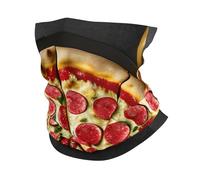 LXqlSS Large Pizza print Neck Gaiter Face Mask,Sun Cooling Scarf,Balaclava Bandana Cover for Men Women