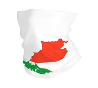 LXqlSS Lebanon Flag Map print Neck Gaiter Face Mask,Sun Cooling Scarf,Balaclava Bandana Cover for Men Women
