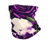 LXqlSS many Purple Rose Skull print Neck Gaiter Face Mask,Sun Cooling Scarf,Balaclava Bandana Cover for Men Women