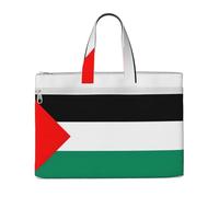 LXqlSS Palestine flag print Large Canvas Tote Bag for Women, Utility Work Tote with Compartment, Teacher, Everyday