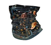 LXqlSS Physics Print print Neck Gaiter Face Mask,Sun Cooling Scarf,Balaclava Bandana Cover for Men Women