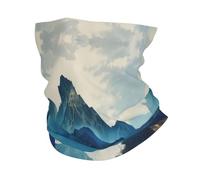 LXqlSS Rocky mountain print Neck Gaiter Face Mask,Sun Cooling Scarf,Balaclava Bandana Cover for Men Women
