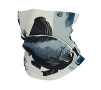 LXqlSS seabed underwater fish print Neck Gaiter Face Mask,Sun Cooling Scarf,Balaclava Bandana Cover for Men Women
