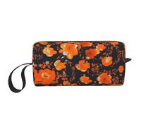 LXqlSS Set of ornate floral Cosmetic Bags for Women Portable Makeup Bag Travel Storage Bag Daily Receive BagLarge Capacity Toiletry Bag, White, RXZER23, White, One Size