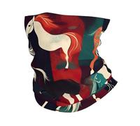 LXqlSS Various Kinds of Horses print Neck Gaiter Face Mask,Sun Cooling Scarf,Balaclava Bandana Cover for Men Women