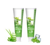 LXQQ Toothpaste, LXQQ Aloe Vera & Mint Whitening Toothpaste, Stain Removal, Fresh Breath，2