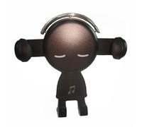 LXQTAO Car Phone Mount - Universal Car Accessories - Cute Cartoon Design - Multifunctional Vent Navigation Mount - Hook Tail Clamp (Black)