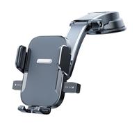 LXQTAO New Waterfall Suction Car Mount - Versatile Car Phone Holder for Smartphones, Applicable for Phone Widths 5.8-9CM - Streaked Black Universal Waterfall Phone Car Mount