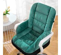 LXRHLIKG Half Enclosed Chair Heating Pad, Foldable & Washable Heated Seat with 9 Temperature Control Levels, Flannel Seat Cushions for Office Chairs(Green)