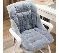 LXRHLIKG Half Enclosed Heated Seat, Double Anti-Slip Seat Cushions for Office Chairs, Flannel Heated Seat Cushion with 9 Temperature Settings and 4 Timers(Grey)