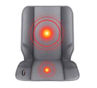 LXRHLIKG Heated Seat Cushion with Adjustable Lumbar Support, 12V Massage Heating Pad for Office Chair, Automatic Start-Stop Heated Seat with 3 Temperature Settings(Grey,108 * 50cm/43 * 20in)