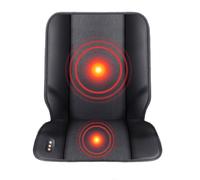 LXRHLIKG Heated Seat Cushion with Adjustable Lumbar Support, 12V Massage Heating Pad for Office Chair, Automatic Start-Stop Heated Seat with 3 Temperature Settings(Black,90 * 48.5cm/35 * 19in)